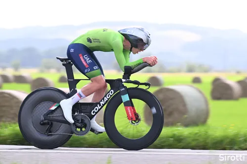 Pogacar and the time trial bike were not a good match in 2023