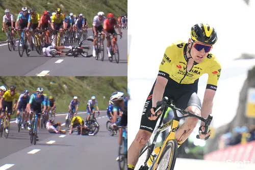 De crash van Wilco Kelderman