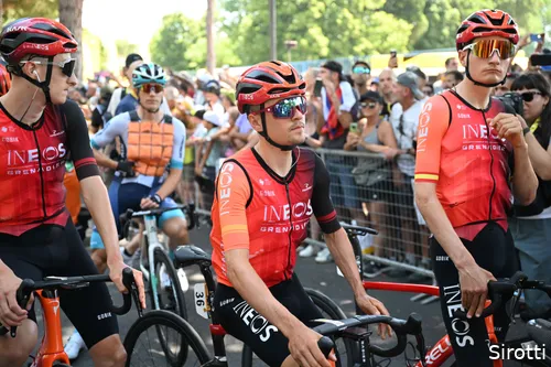Tom Pidcock at the Tour, where he had to give up due to corona