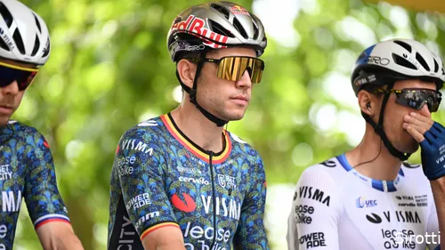 <i>Wout van Aert himself wanted to ride the Vuelta, after the Tour</i>.