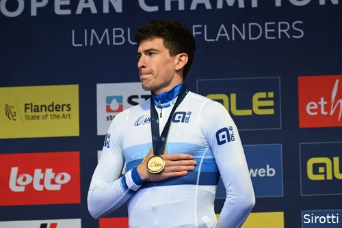 Italy did become European Time Trial Champion at the European Championships with Affini (and it won the Mixed Team Relay)