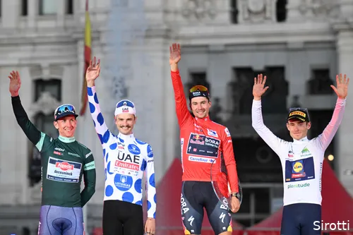 Roglic, in his first year with Red Bull-BORA-hansgrohe, won the Vuelta a España for the fourth time in his career