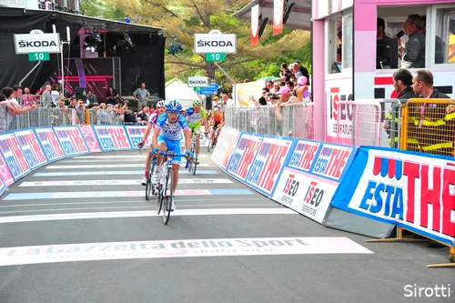 Pozzovivo won the eighth stage in the 2012 Giro d'Italia