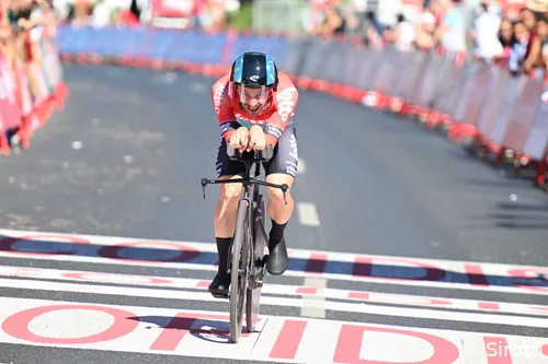 Campenaerts in the opening time trial of the Vuelta.