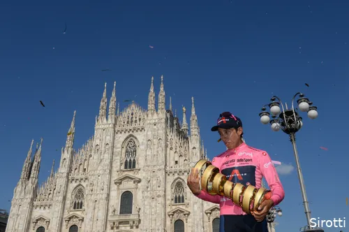 Bernal won his second grand tour with the Giro in 2021.