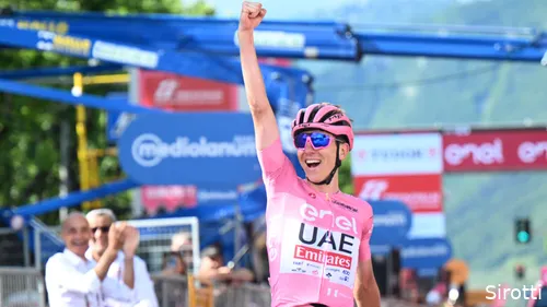 Pogacar in the 2024 Giro d'Italia