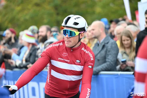 Mads Pedersen at the 2024 World Championships in Zurich