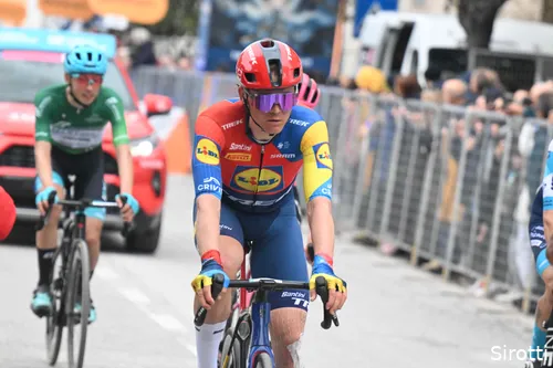 Toms Skujins in the Tirreno-Adriatico