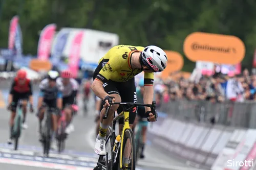 Van Aert was tremendously strong as a lead-out