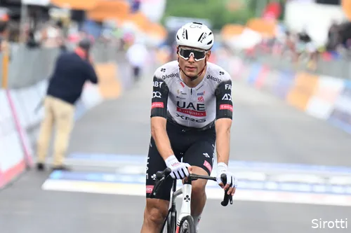 Baroncini was a dangerous GC threat in the leading group