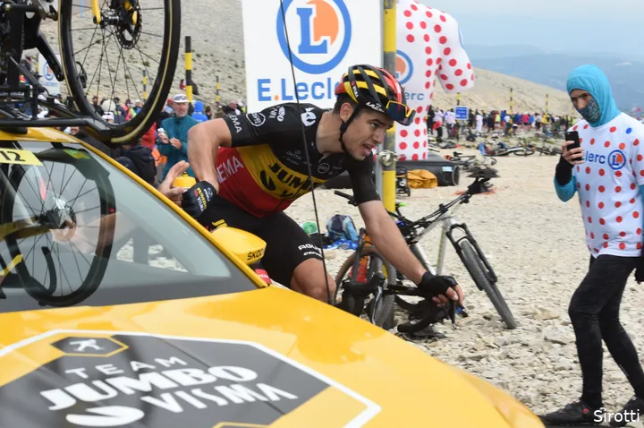 Wout van Aert managed to win on the mythical Mont Ventoux in the 2021 Tour