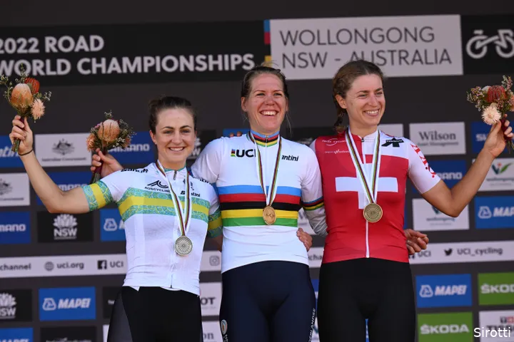 At the 2022 World Time Trial Championships, Reusser finished third
