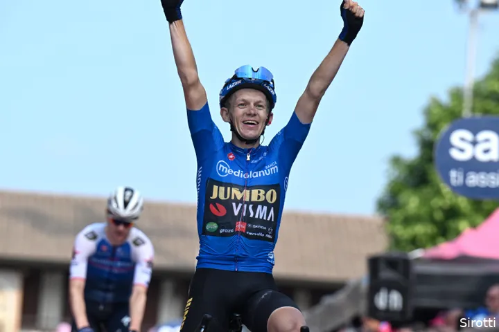 Bouwman, a two-time stage winner and mountain king in the 2022 Giro