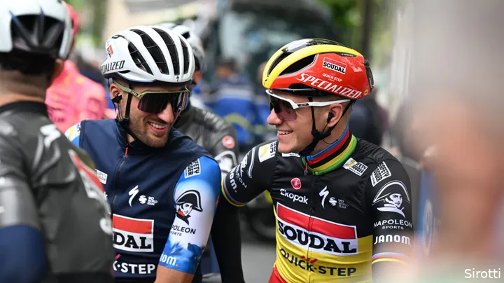 In the Tour de France, Moscon was an important helper for Remco Evenepoel