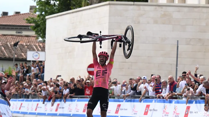 Bettiol won this year for EF Education-EasyPost, but now rides for Astana