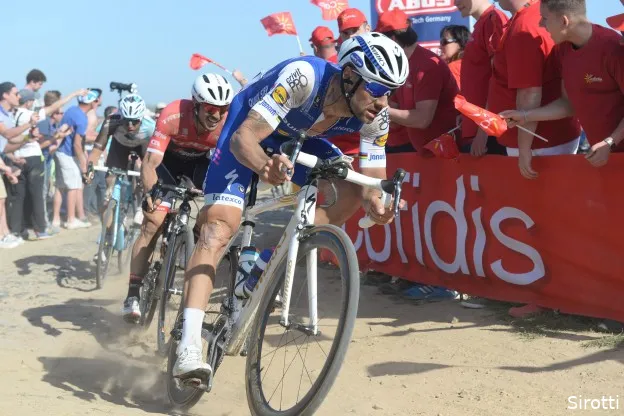 Boonen during Paris-Roubaix