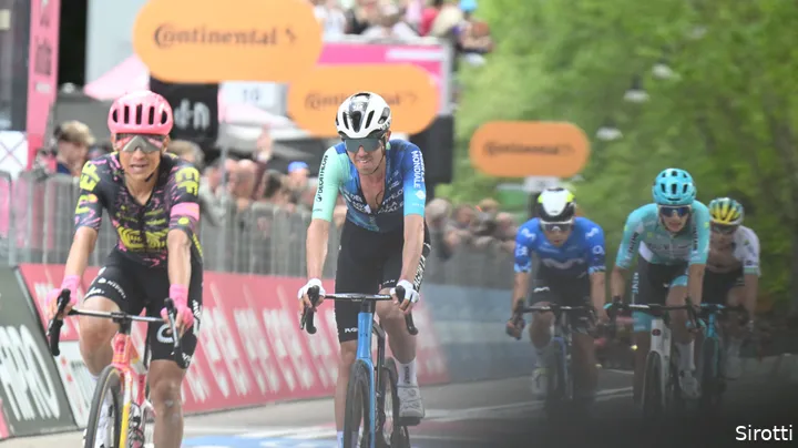 O'Connor at the Giro, where he finished fourth