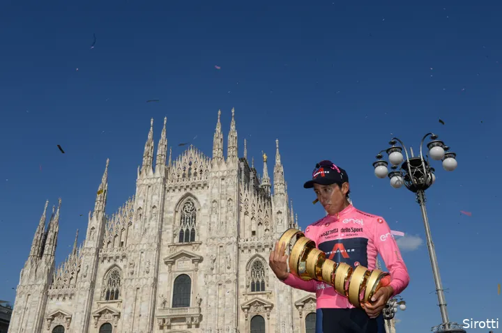 Bernal won his second grand tour with the Giro in 2021.