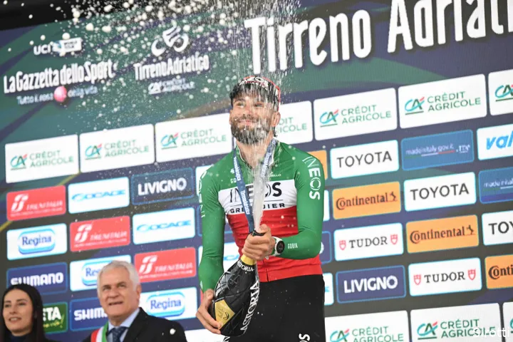 Champagne for Ganna, that was a while ago!