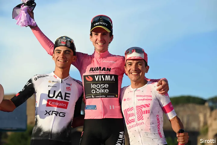 The final podium