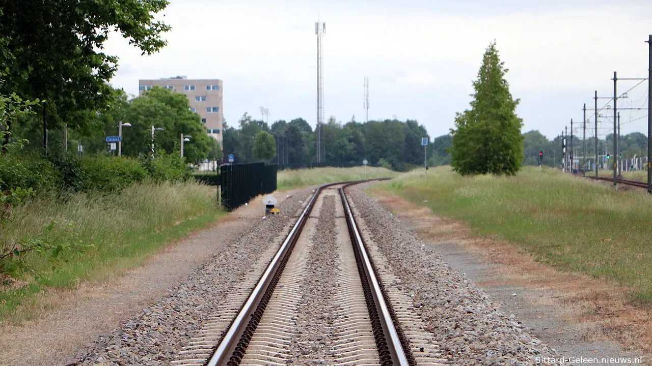 goederenspoor bij station lutterade