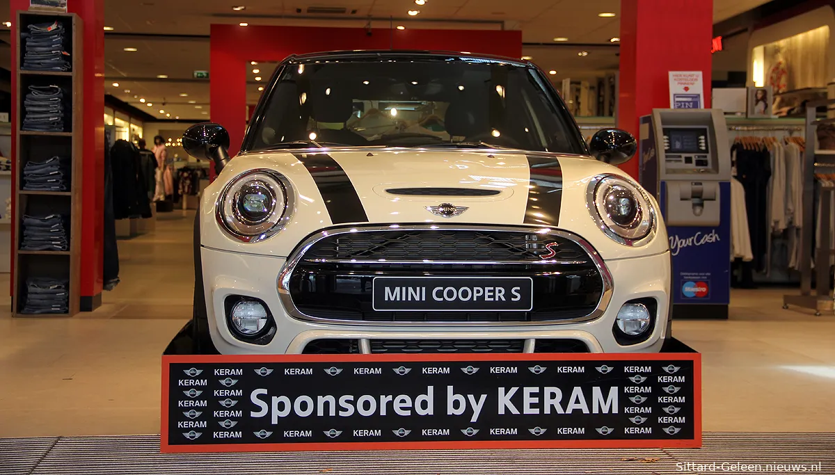 mini cooper keram berden roze verleiding moederdag sittard 2015 centrummanagement