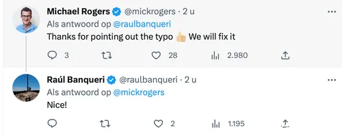 De reactie van Michael Rogers