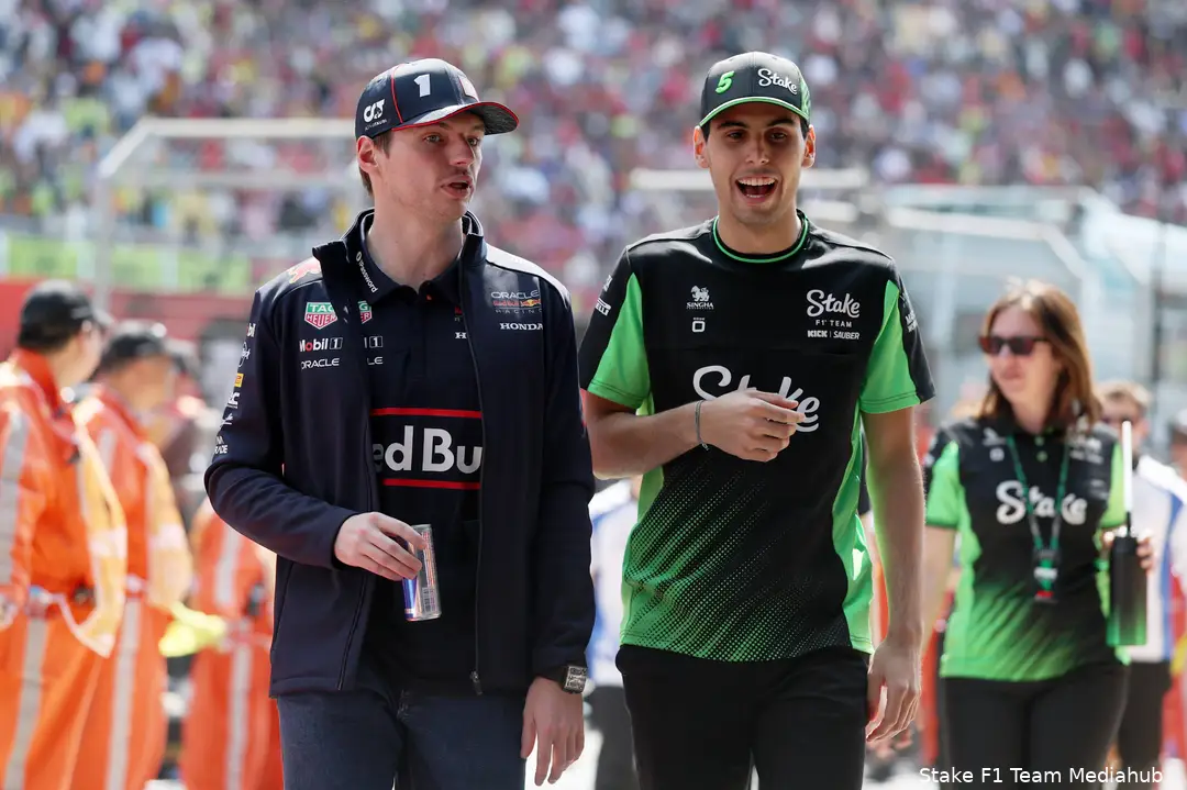 gabriel bortoleto stake kick sauber max verstappen red bull racing zondag gp china 2025 2