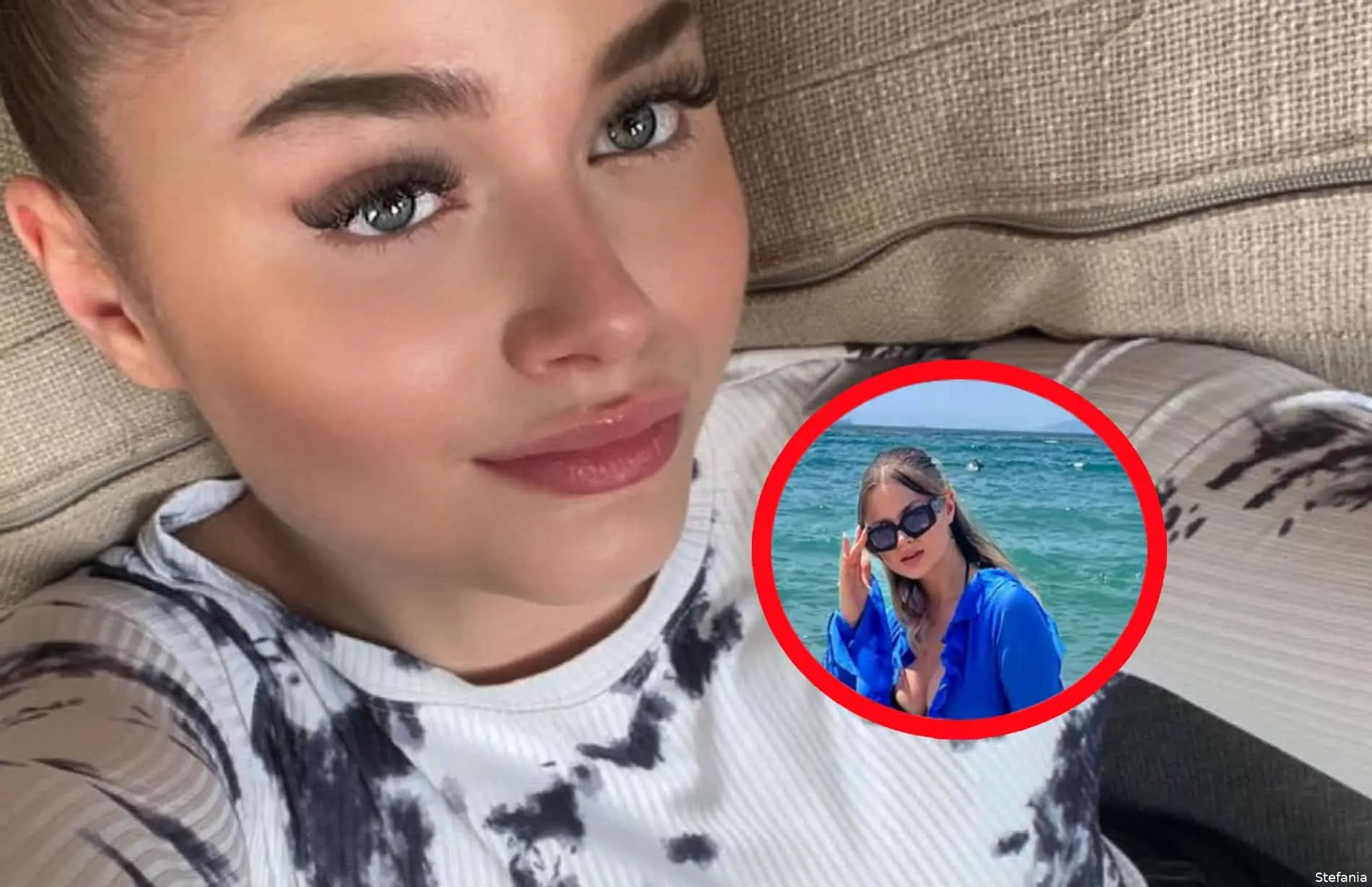 stefania liberakakis laat haar grote troeven bruin worden 1