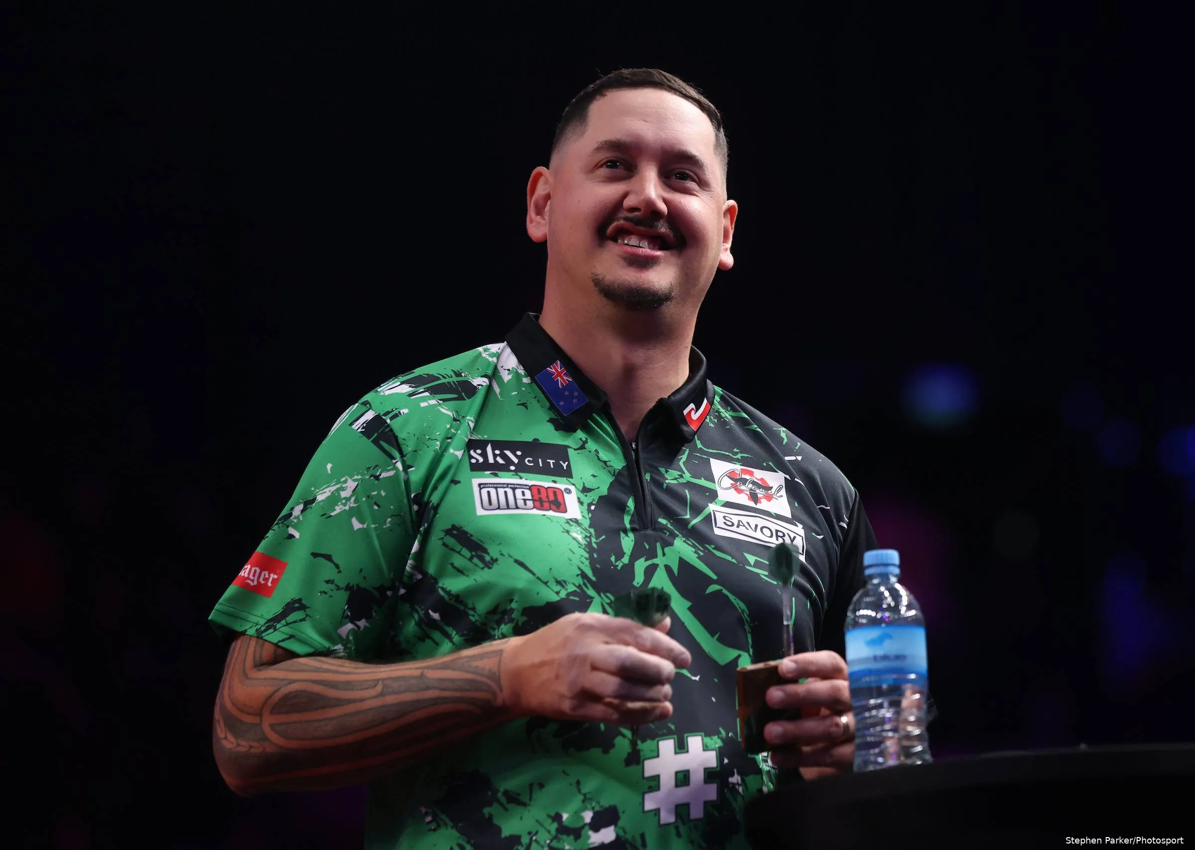 Big Rig Ben Robb at home on the World Series stage.