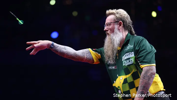 Simon Whitlock in actie