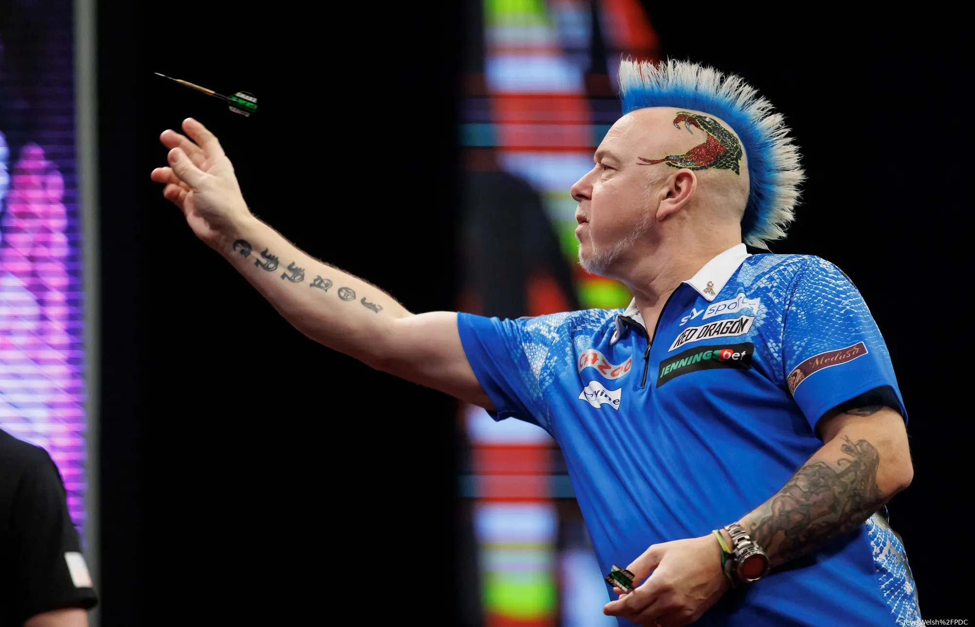 PLGlasgowQF Peter Wright2