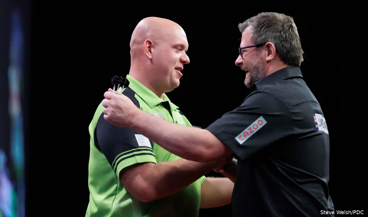 Michael van Gerwen meets James Wade in second round of German Darts Championship