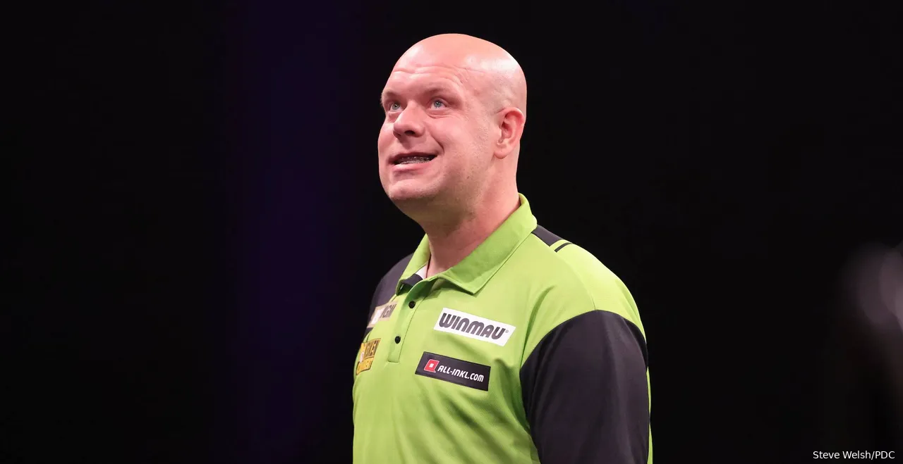 Michael van Gerwen is not in good shape in Premier League Darts