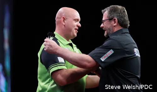 Michael van Gerwen meets James Wade in second round of German Darts Championship