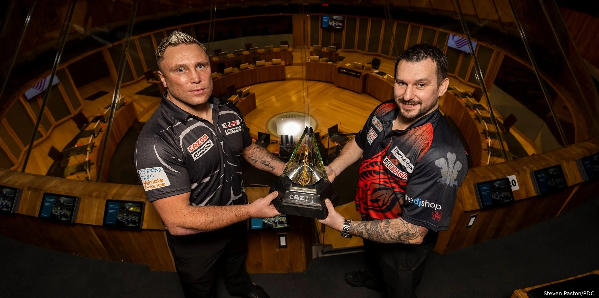 PLCardiff Gerwyn Price Jonny Clayton2