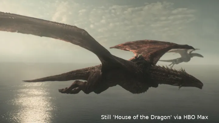 Maleys is de draak van prinses Rhaenys Targaryen