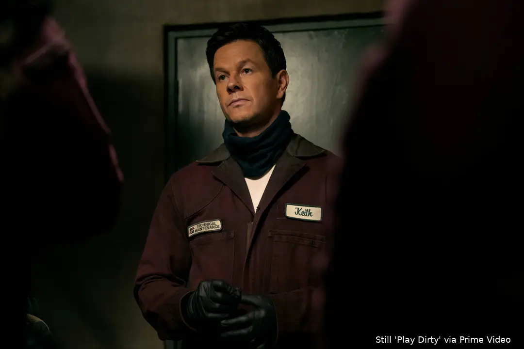 Parker (Mark Wahlberg) in PLAY DIRTY. Photo Credit Jasin Boland_Prime © Amazon Content Services LLC