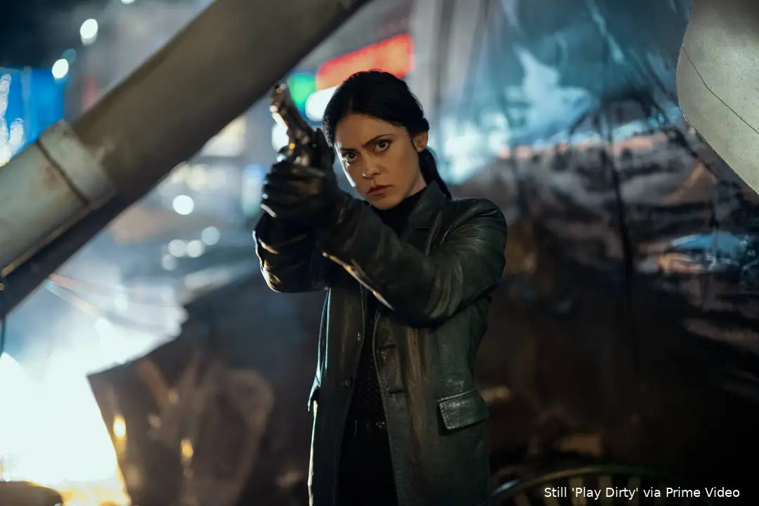 Zen (Rosa Salazar) in PLAY DIRTY. Photo Credit Jasin Boland_Prime © Amazon Content Services LLC