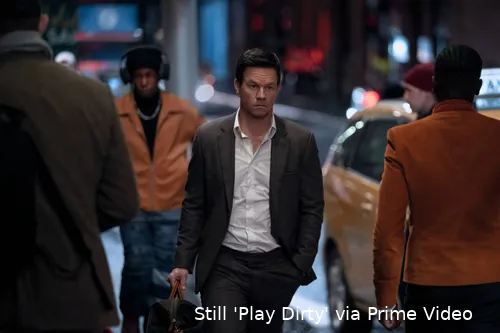 Parker (Mark Wahlberg) in PLAY DIRTY. Photo Credit_ Jasin Boland Prime © Amazon Content Services LLC