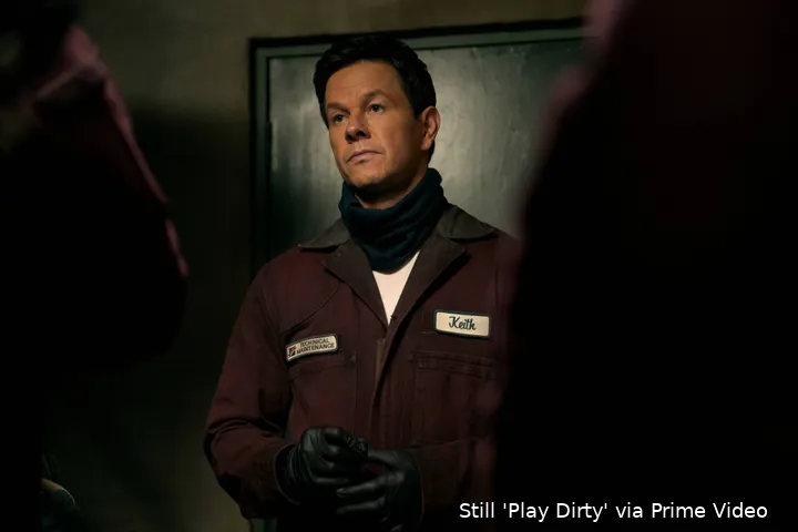 Parker (Mark Wahlberg) in PLAY DIRTY. Photo Credit Jasin Boland_Prime © Amazon Content Services LLC