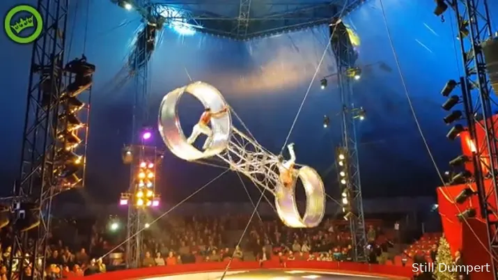 wheel of death wintercircus apeldoorn still dumpert