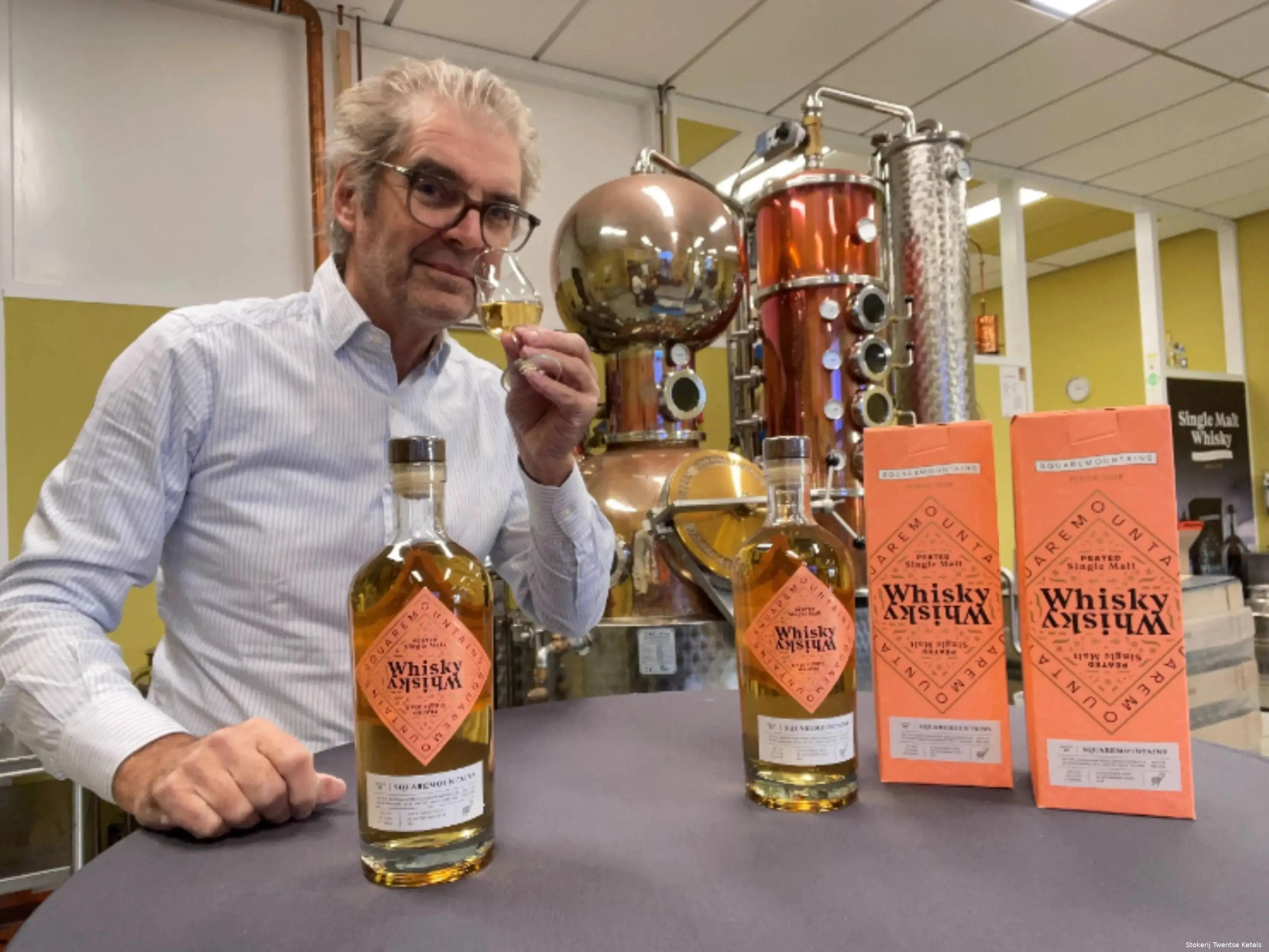 Squaremountains Batch 7 Peated whisky