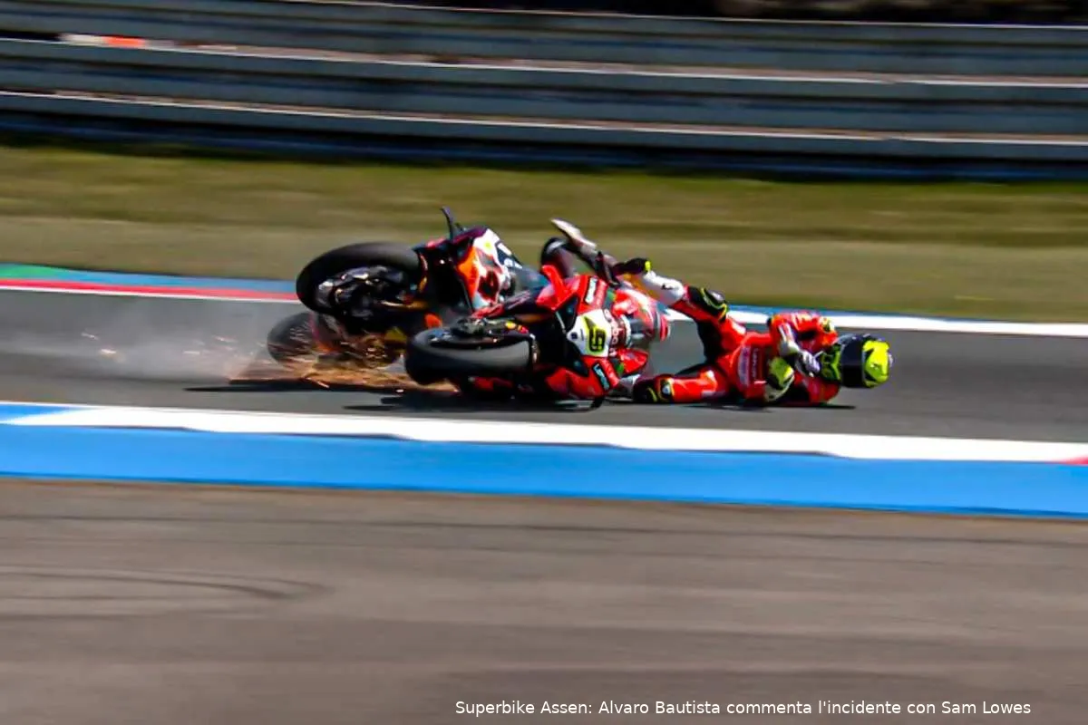 alvaro bautista sam lowes incidente superbike assen