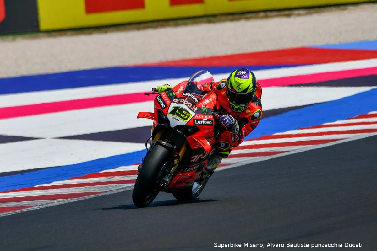 alvaro bautista ducati superbike misano 1