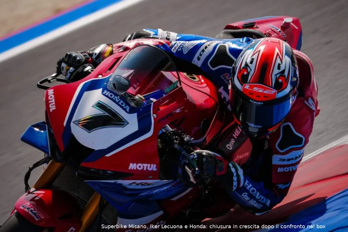 iker lecuona honda superbike