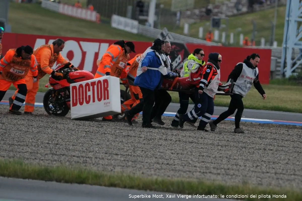 xavi vierge incidente superbike most