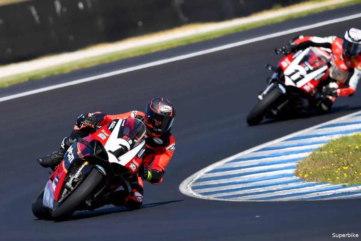 asbk australian superbike test phillip island 2024