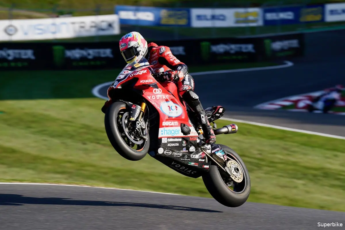 josh brookes jump cadwell park 2022