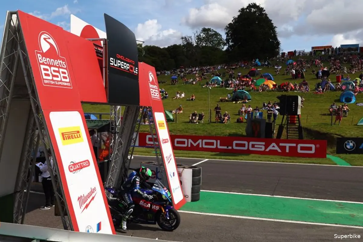 superpole british superbike cadwell park 2022